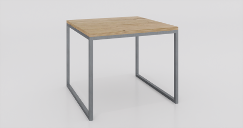 Stolik kawowy 60x60x50 Dąb | Naturalny