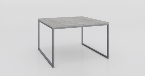 Stolik kawowy 80x80x50 Beton architektoniczny | Naturalny
