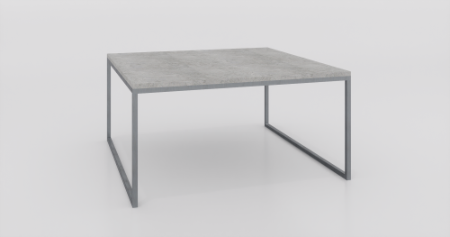 Stolik kawowy 100x100x50 Beton architektoniczny | Naturalny