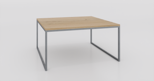 Stolik kawowy 100x100x50 Dąb | Naturalny