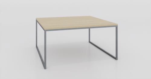 Stolik kawowy 100x100x50 Jesion | Naturalny