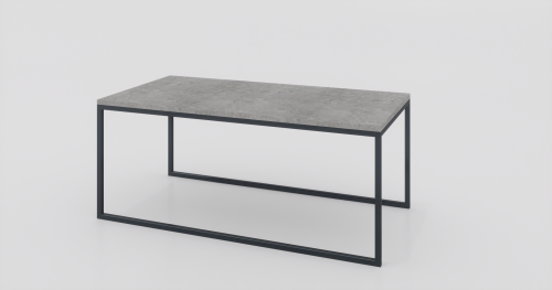 Stolik kawowy 120x60x50 Beton architektoniczny | Czarny