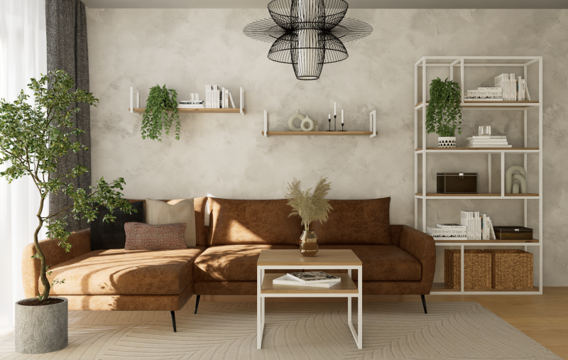 STOLIK KAWOWY Z PÓŁKĄ 60X60 dąb-biały.png