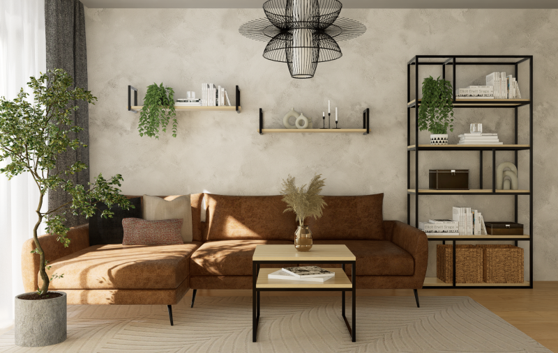 STOLIK KAWOWY Z PÓŁKĄ 60X60 jesion-czarny.png