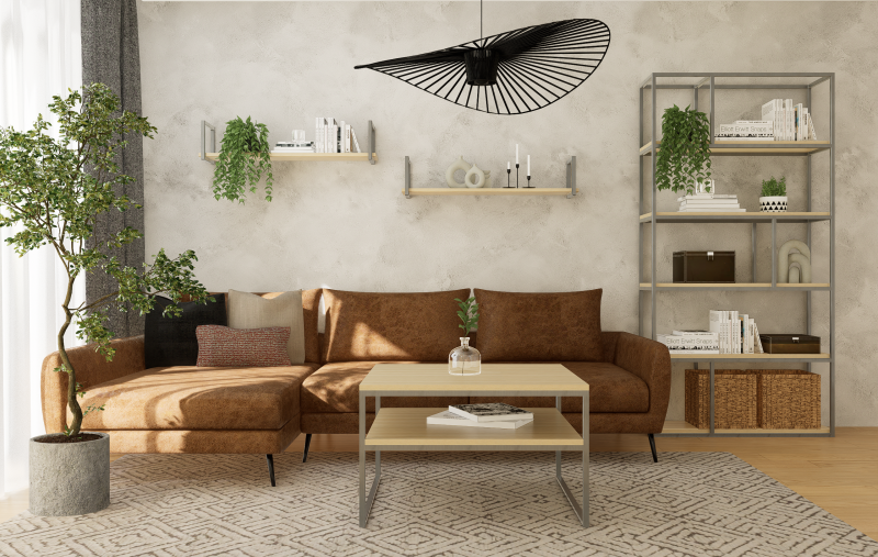 STOLIK KAWOWY Z PÓŁKĄ 80X80 jesion-stal.png