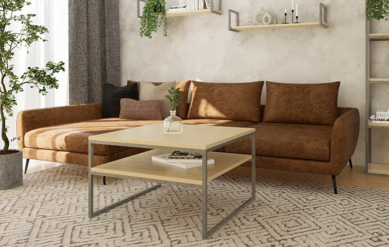 STOLIK KAWOWY Z PÓŁKĄ 80X80 jesion-stal 2.png