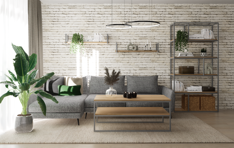 STOLIK KAWOWY Z PÓŁKĄ 120X60 dąb-stal.png