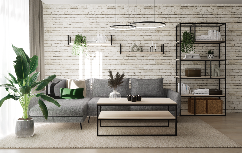 STOLIK KAWOWY Z PÓŁKĄ 120X60 jesion-czarny.png