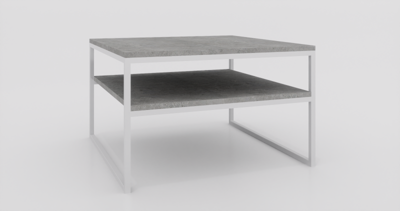 stolik kawowy z półką 80x80  beton-biały.png