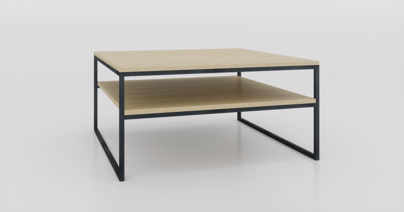 stolik kawowy z półką 100x100  jesion-czarny.png