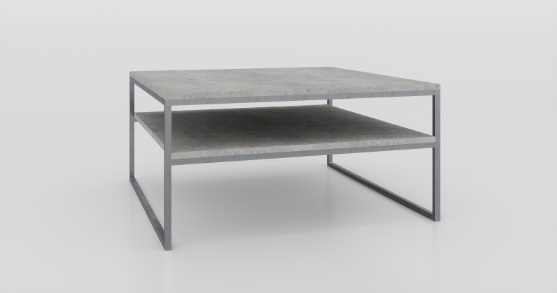stolik kawowy z półką 100x100  beton-stal.png