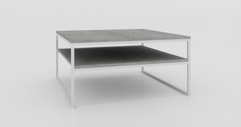 stolik kawowy z półką 100x100  beton-biały.png
