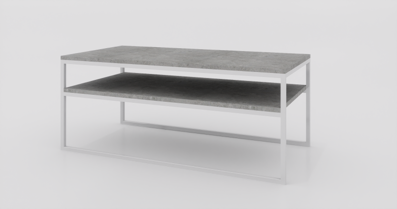 stolik kawowy z półką 120x60  beton-biały.png