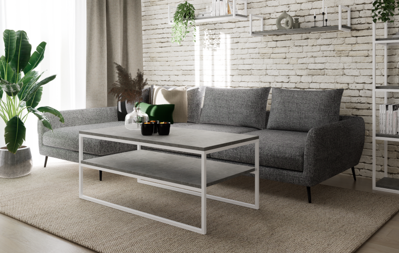 STOLIK KAWOWY Z PÓŁKĄ 120X60 beton-biały 2.png