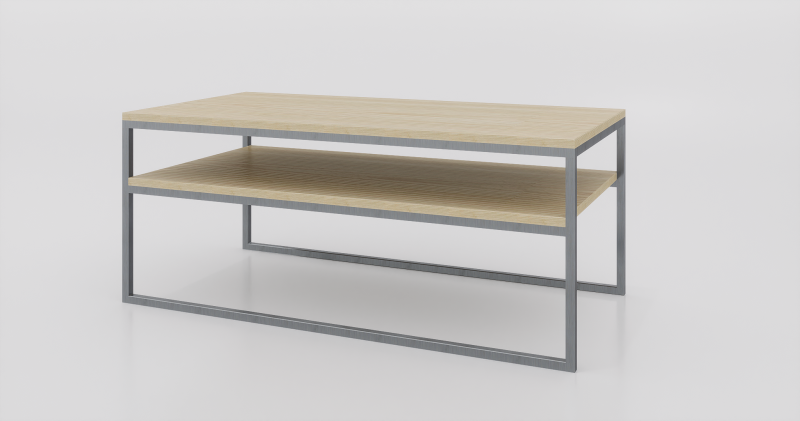 stolik kawowy z półką 120x60  jesion-stal.png