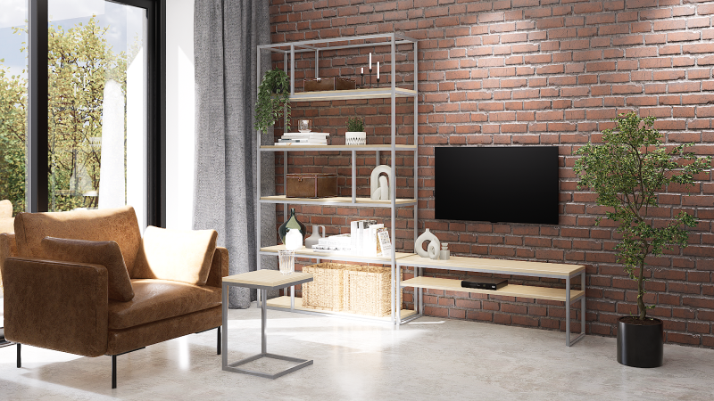 Regał 120 jesion-stal.png