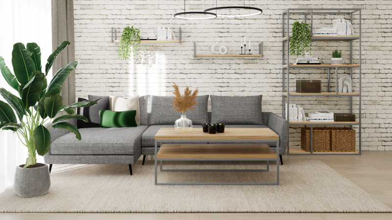 STOLIK KAWOWY Z PÓŁKĄ 120X60 dąb-stal.png