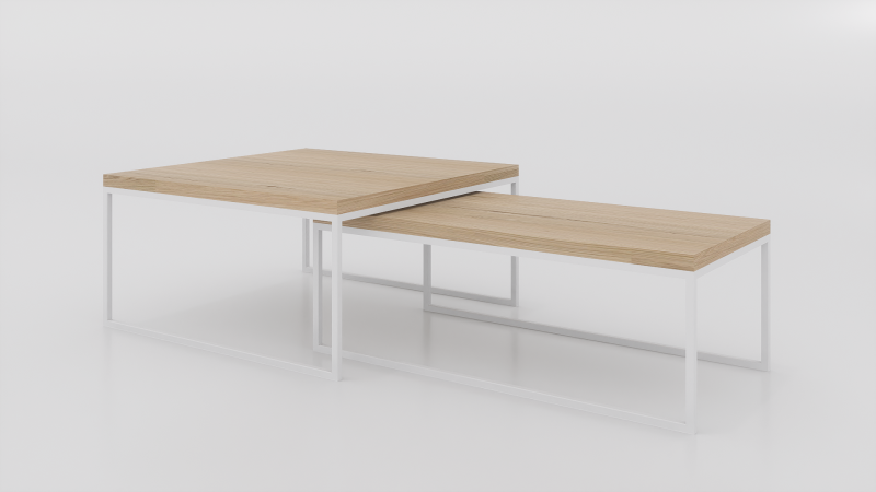 stolik kawowy zestaw 100x100, 120x60 dąb-biały.png