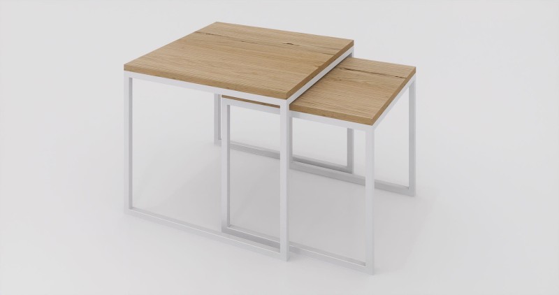 stolik kawowy zestaw 50x50, 60x60  dąb-biały.jpg