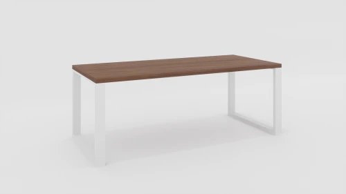 Stół SAN FRANCISCO 200x90x75 Sapeli | Biały