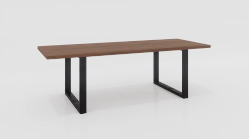 Stół SAN FRANCISCO 240x90x75 Sapeli | Czarny