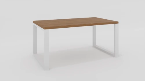 Stół SAN FRANCISCO 160x90x75 Iroko | Biały