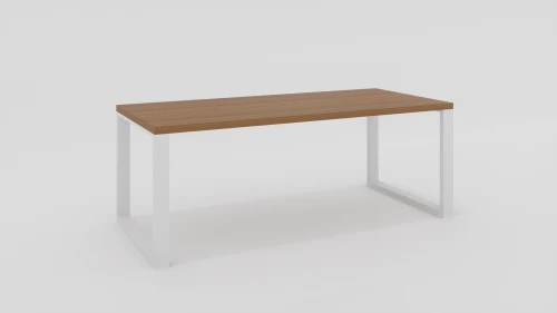 Stół SAN FRANCISCO 200x90x75 Iroko | Biały