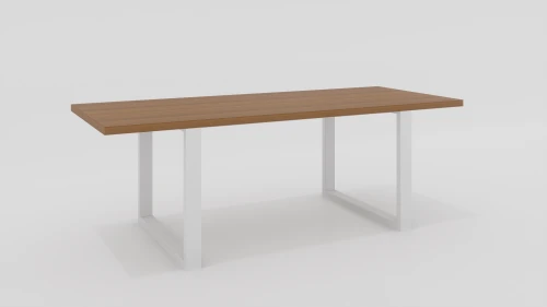 Stół SAN FRANCISCO 220x90x75 Iroko | Biały