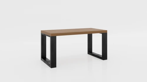 Stolik kawowy SAN FRANCISCO 100x50x50 Iroko | Czarny